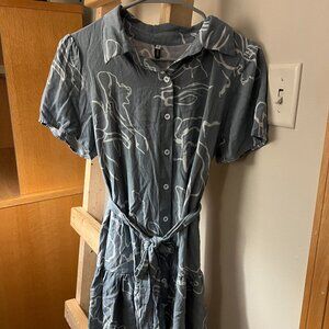 Collared T-Shirt Dress